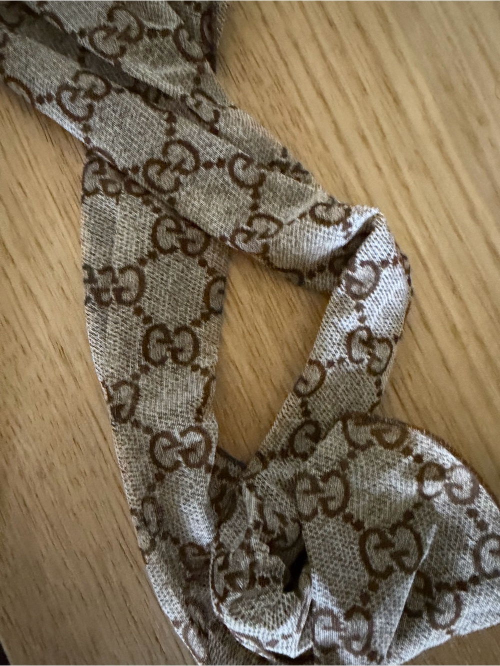 Gucci Brown & Beige GG Monogram tights - Picture 4 of 4